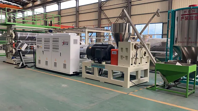 PET Plastic Sheet Extrusion Machine