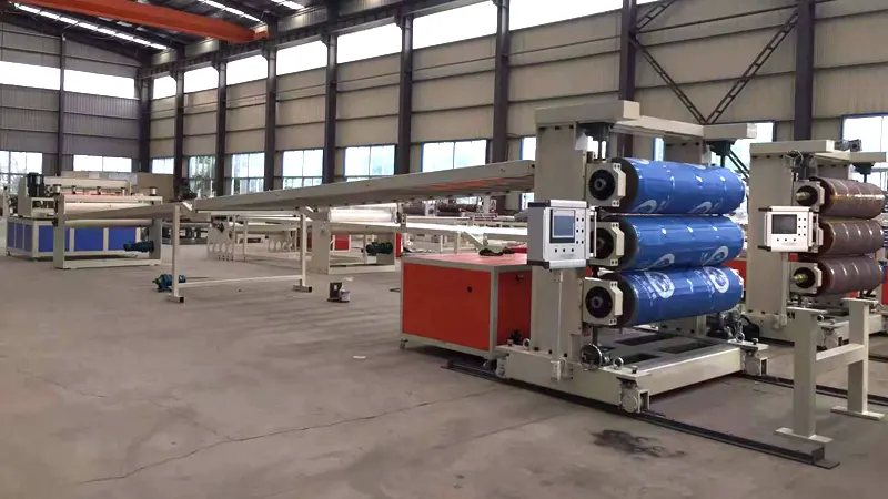 PLA Degradable Plastic Sheet Extrusion Machine